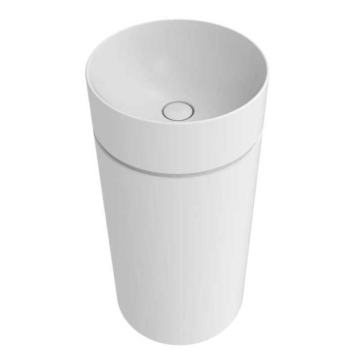 Раковина Flaminia Twin 42x42 Latte, MTC42CLAT