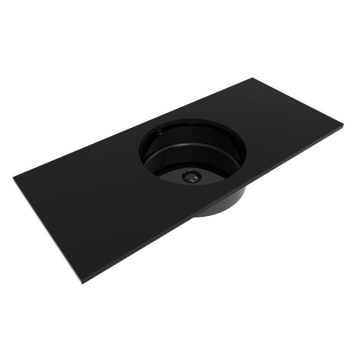 Rаковина Flaminia Twin 42x42 см Nero, 5057NER