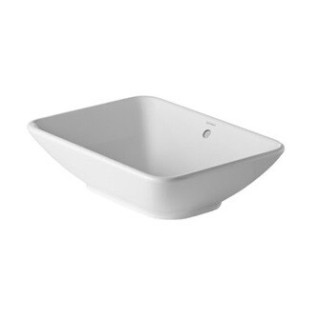 Duravit ME by Starck Раковина накладная 55x42x16.5 см белый глянцевый