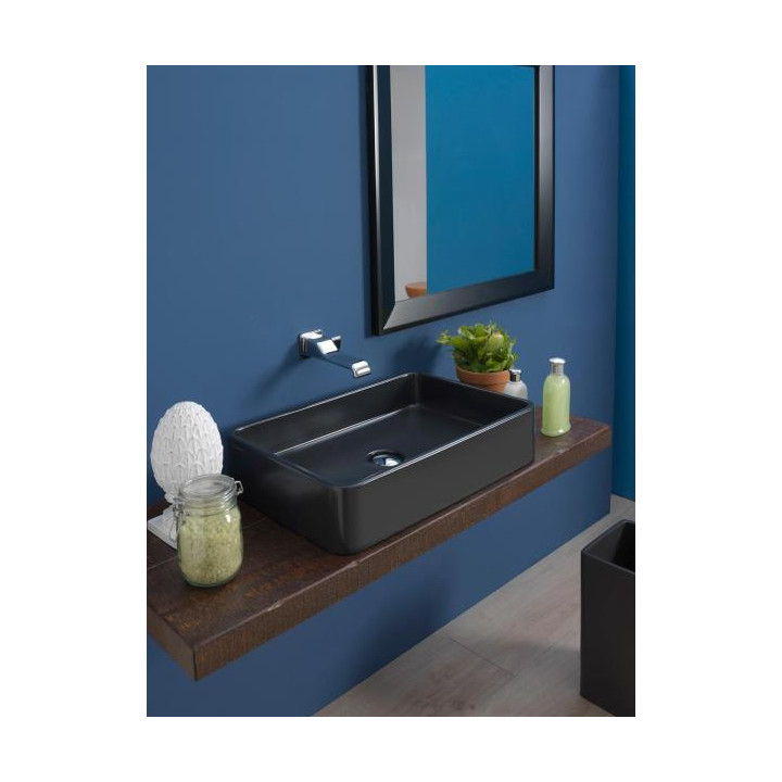 Раковина Flaminia Miniwash Fly 60x40 Carbone, MWL60CAR