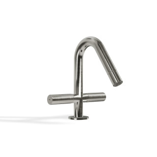 Treemme 22mm Смеситель для биде без донного клапана Brushed Stainless Steel