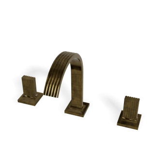 Treemme Kea Смеситель для биде на 3 отверстия Brushed Burnished