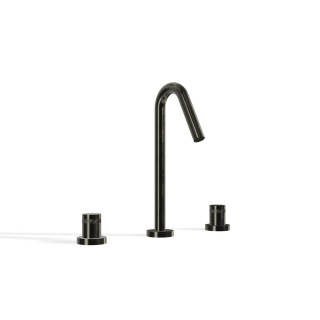 Treemme X-Change Смеситель для раковины на 3 отверстия Brushed Black Chrome