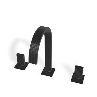 Treemme Kea Смеситель для раковины на 3 отверстия Matt Black