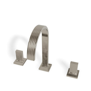 Treemme Kea Смеситель для раковины на 3 отверстия Brushed Nickel