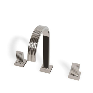 Treemme Kea Смеситель для раковины на 3 отверстия Polished Nickel