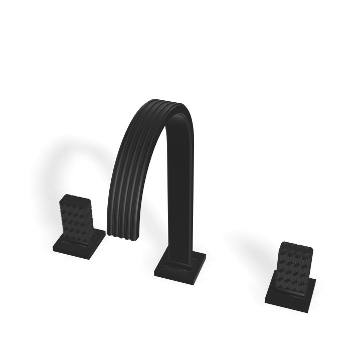 Смеситель Treemme Kea Matt Black, IT3A16NNROZZ