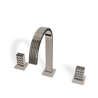 Treemme Kea Смеситель для раковины на 3 отверстия Polished Nickel