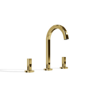 Treemme Appia Смеситель для раковины на 3 отверстия 24k Gold