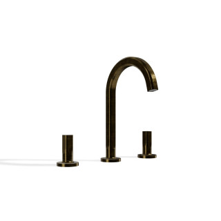 Treemme Appia Смеситель для раковины на 3 отверстия Brushed Burnished