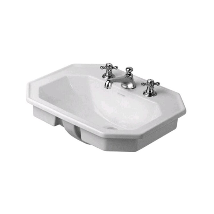 Раковина Duravit 1930 встраиваемая белая 58x47 см, 0476580000