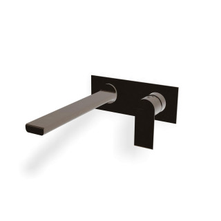 Treemme Bamboo Смеситель для раковины на 2 отверстия Polished Black Chrome