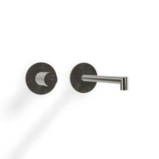 Treemme 28mm Смеситель для раковины на 2 отверстия Brushed Stainless Steel