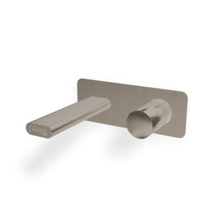 Treemme NANOtech Смеситель для раковины на 2 отверстия Brushed Nickel