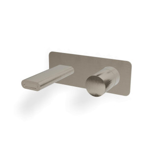 Treemme NANOtech Смеситель для раковины на 2 отверстия Brushed Nickel