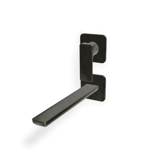 Treemme Hask Смеситель для раковины на 2 отверстия Brushed Black Chrome