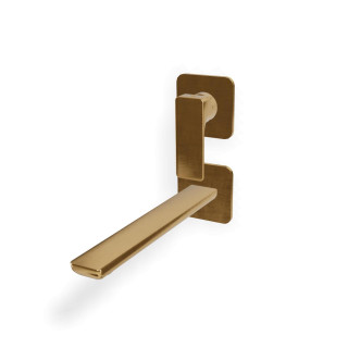 Treemme Hask Смеситель для раковины на 2 отверстия Brushed Gold