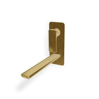 Treemme Hask Смеситель для раковины на 2 отверстия Brushed Brass