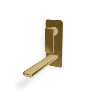 Treemme Hask Смеситель для раковины на 2 отверстия Brushed Brass