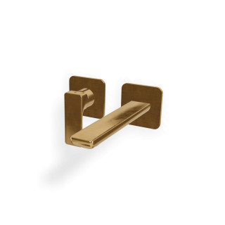 Treemme Hask Смеситель для раковины на 2 отверстия Brushed Gold