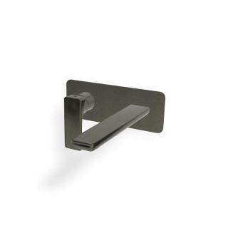 Treemme Hask Смеситель для раковины на 2 отверстия Brushed Black Chrome