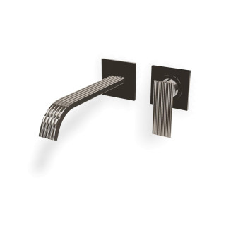 Treemme IOS Смеситель для раковины на 2 отверстия Polished Nickel