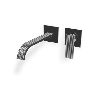 Treemme IOS Смеситель для раковины на 2 отверстия Chrome