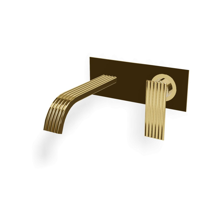 Смеситель для раковины Treemme IOS 24k Gold, RWIT2AA5DD04