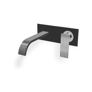 Treemme IOS Смеситель для раковины на 2 отверстия Chrome