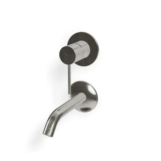 Treemme 40mm Смеситель для раковины на 2 отверстия Brushed Stainless Steel