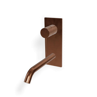 Treemme 40mm Смеситель для раковины на 2 отверстия Bronze-PVD