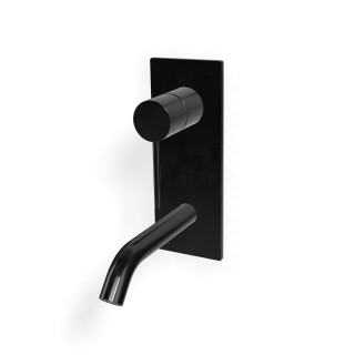 Treemme 40mm Смеситель для раковины на 2 отверстия Gun Metal-PVD