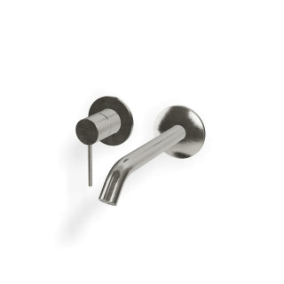 Treemme 40mm Смеситель для раковины на 2 отверстия Brushed Stainless Steel