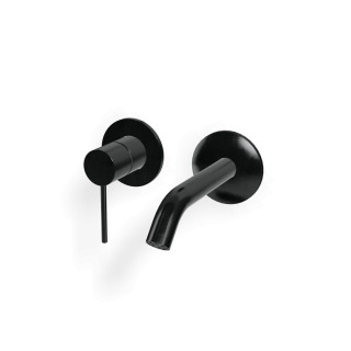 Treemme 40mm Смеситель для раковины на 2 отверстия Gun Metal-PVD