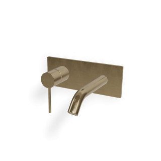 Treemme 40mm Смеситель для раковины на 2 отверстия Yellow Gold-PVD