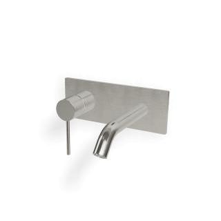 Treemme 40mm Смеситель для раковины на 2 отверстия Brushed Stainless Steel