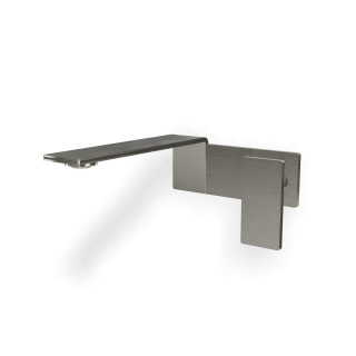 Treemme 5mm Смеситель для раковины на 2 отверстия Brushed Stainless Steel