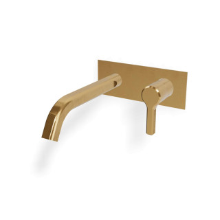 Treemme Aurelia Смеситель для раковины на 2 отверстия Brushed Gold