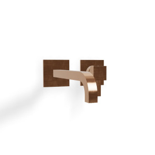 Treemme X-Change_Mono Смеситель для раковины, длина излива 23.5 см Brushed Rose Gold