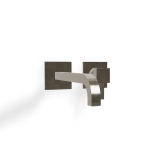 Treemme X-Change_Mono Смеситель для раковины, длина излива 23.5 см Brushed Nickel