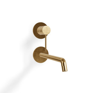 Treemme Up+ Смеситель для раковины, длина излива 23.4 см Brushed Gold