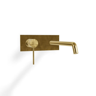 Treemme Up+ Смеситель для раковины, длина излива 23.2 см Brushed Brass