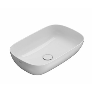 Globo T-Edge Раковина накладная 60x38x16 см белый глянцевый Ceraslide – Bataform