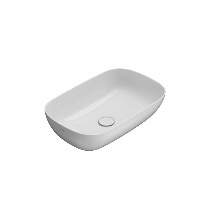 Раковина Globo T-Edge 60x38 глянцевая белая, B6R60BI