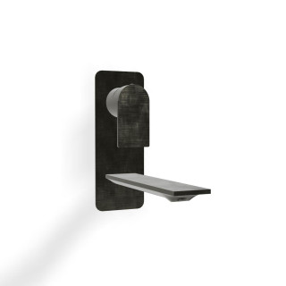 Treemme RAN Смеситель для раковины, длина излива 21.2 см Brushed Black Chrome