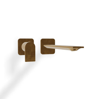 Treemme RAN Смеситель для раковины, длина излива 26.5 см Brushed Gold