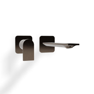 Treemme RAN Смеситель для раковины, длина излива 21.5 см Polished Black Chrome