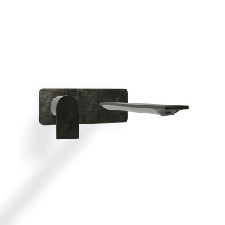 Treemme RAN Смеситель для раковины, длина излива 26.2 см Brushed Black Chrome