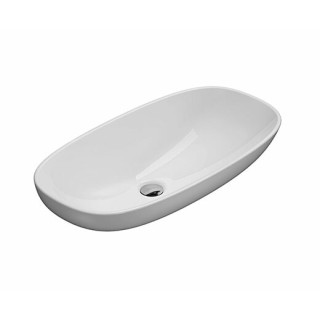 Раковина Globo Stockholm 70x37 см белая глянцевая, LA071BI