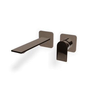 Treemme RAN Смеситель для раковины, длина излива 21.5 см Polished Black Chrome